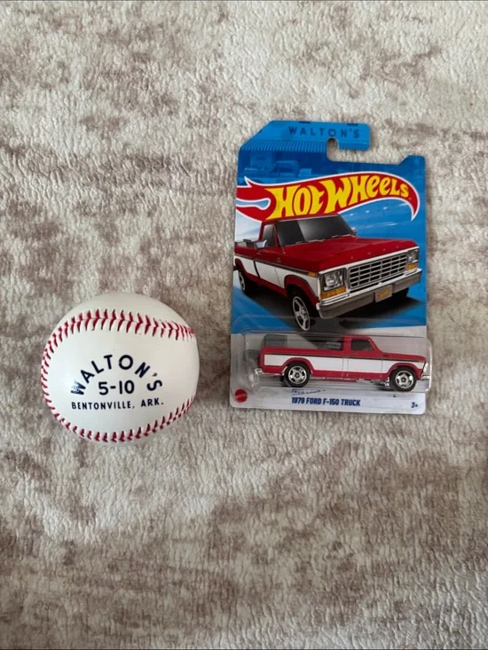 1979 Ford F-150 Truck Sam Walton - White and Red Sam Walton baseball