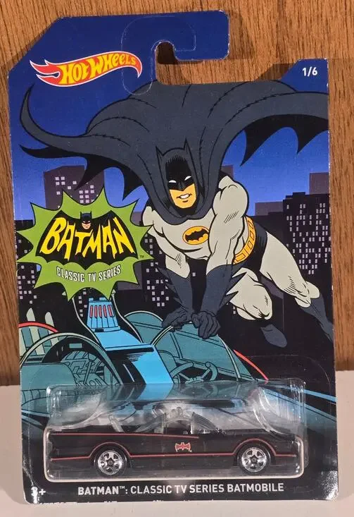 Hot Wheels Batman Classic TV Series Batmobile 1/6 DFK69 2014 Mattel Sealed