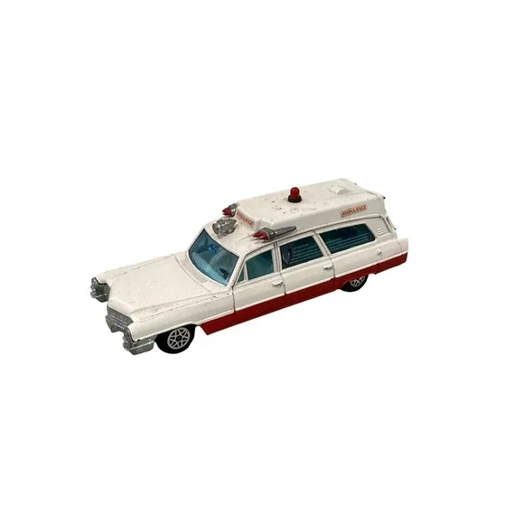 Vintage Dinky Toys Superior Rescuer Cadillac Ambulance Diecast Made in England