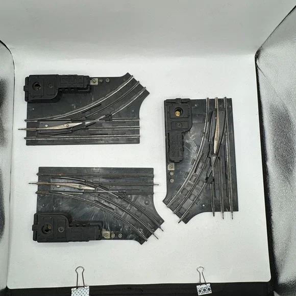 Lionel Remote Control Switch O27 Lot of 3 Black 1122 Vintage Train Track Read