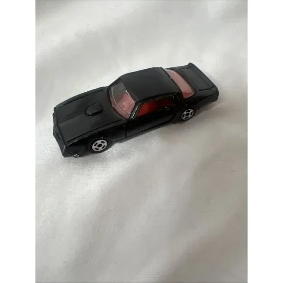 Vtg Pontiac Firebird Trans Am Black Diecast Toy Car w/Opening‎ Doors