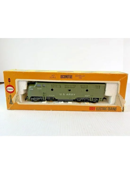 Cox HO Scale U.S. Army F3 Locomotive No.6111-6, Powered, Not Running, IOB