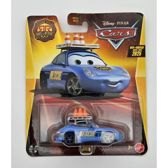 2025 Disney Pixar Cars Race &‎ Rescue Sally Porsche Diecast Car New