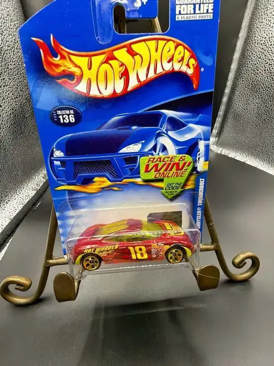 2002 Hot Wheels Collector No. 136 Chrysler Thunderbolt Die-Cast Toy Car
