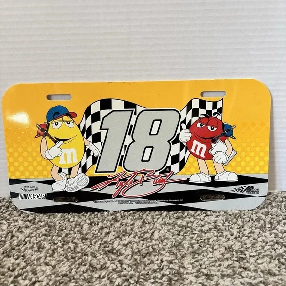 WinCraft NASCAR M&M's Kyle Busch License Plate – Kellogg's Racing