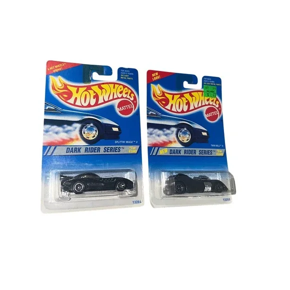 Hot Wheels 1994 Dark Rider Series Splittin Image II Twin Mill II Mattel Lot of 2