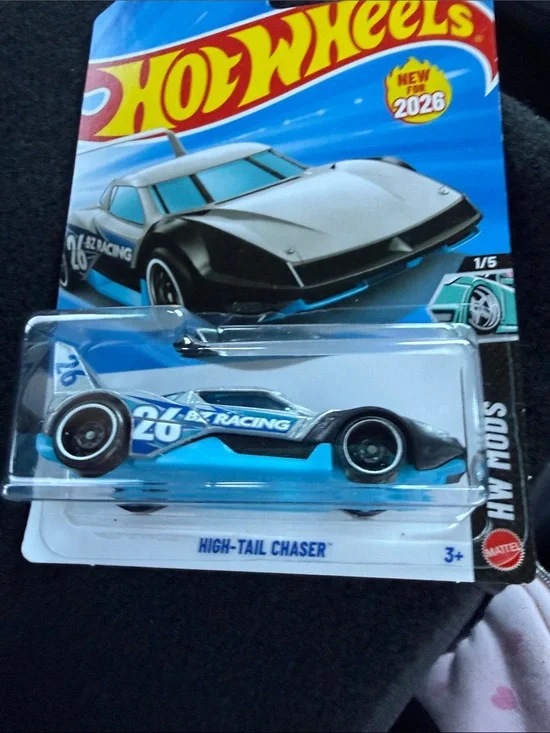 Hot Wheels High-Tail Chaser Toy Car - Blue/Black