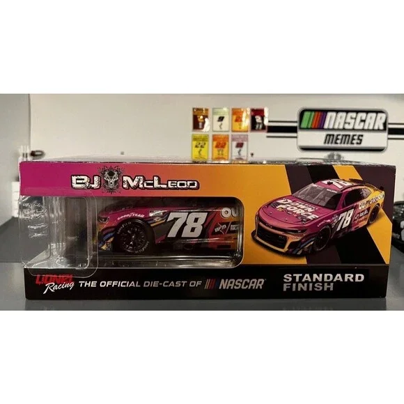 2023 NASCAR Diecast 1:24 BJ McLeod #78 OOTG Daily Downforce Livefast Camaro 1/24