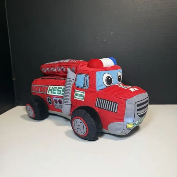 My First Hess Red Fire Truck 2020 Plush Tested Sounds And Light Work