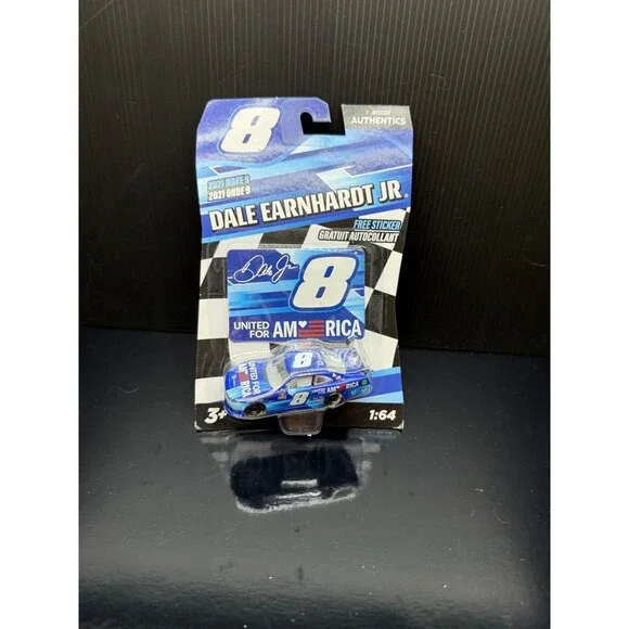 Dale Earnhardt Jr United For America NASCAR Authentics 2021 Wave 9 1/64 Die-Cast