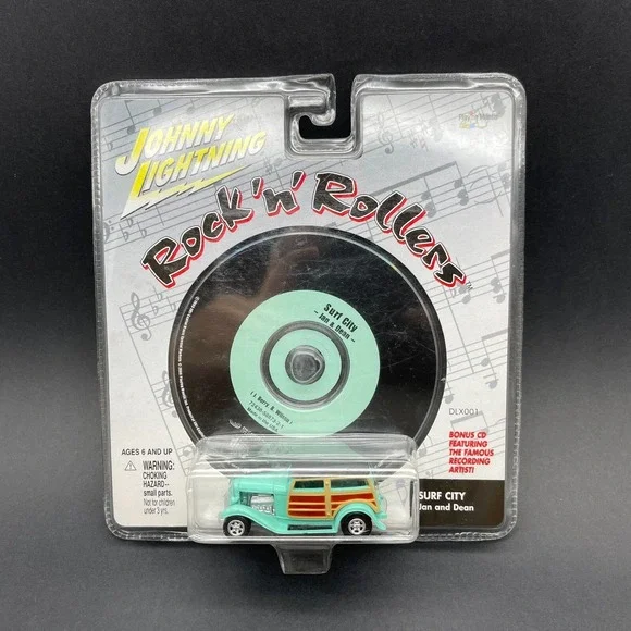 Johnny Lightning Rock n Rollers Surf‎ City Jan & Dean CD Speed Wagon Car 1/64