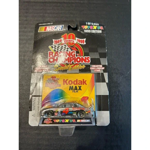 Racing Champions 10th Anniversary 1999 Chrome Chevy 4 Kodak 1:64 Diecast NASCAR