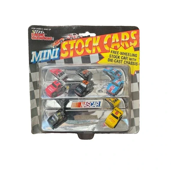 1990 Racing Champions Mini Stock Cars Assorted Drivers