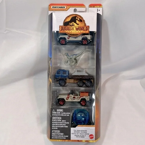 NIP Matchbox Jurassic World Dominion Set