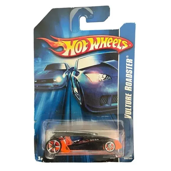 Hot Wheels 2006 Vulture Roadster 205 Mainline Diecast Car 5 Spoke Orange New