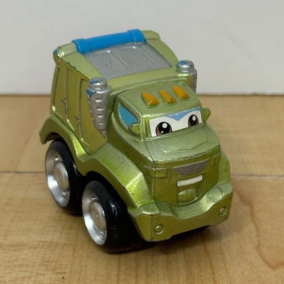 Tonka Chuck & Friends Rowdy Garbage Truck Metallic Green Hasbro 2011 20301