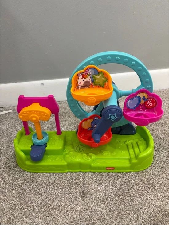 Fisher-Price Little People Carnival Circus Ferris Wheel (no figures) W/ Sound