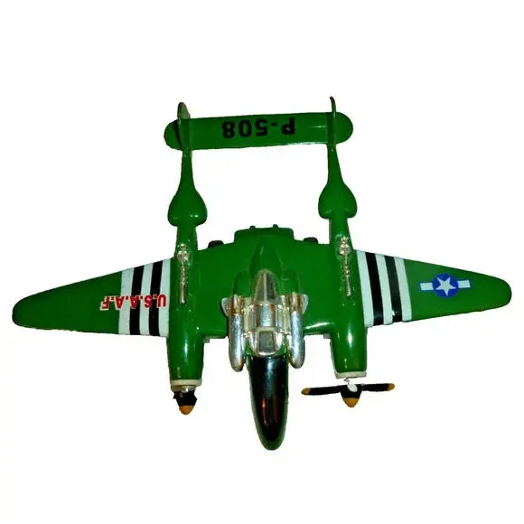 P-508 WWII‎ Pullback Fighter Green Showcasts 508D Diecast Model Toy AirPlane