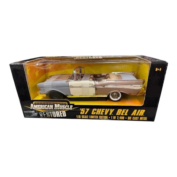 American Muscle Restored‎ 1:18 '57 Chevy Bel Air Diecast Car