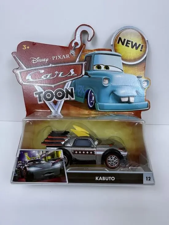 NIB Disney Pixar Cars Toon #12 Kabuto 1:55 Diecast Car Tokyo Mater 2009 Mattel