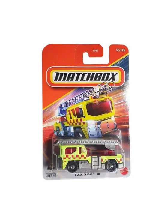 Matchbox Blaze Blaster 3 Fire Truck 53 of 125 Metal Diecast Vehicle New Green