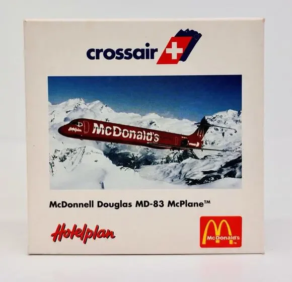 Herpa Wings 1:500 Crossair MD-83 McPlane McDonalds Diecast 507615 New