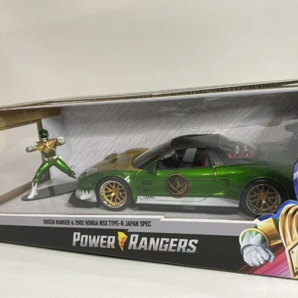 Jada Power Rangers Green/Honda NSX 1/24 Scale NEW