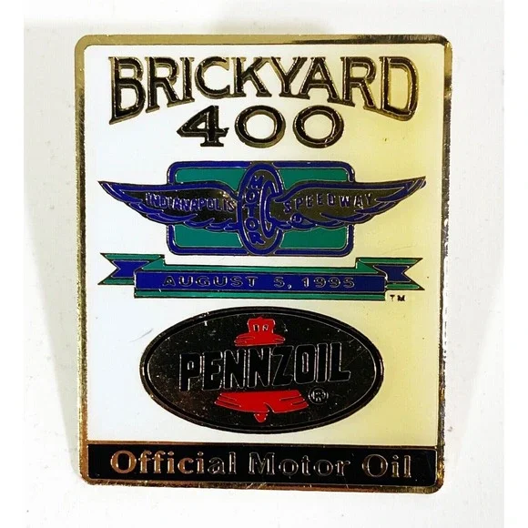 Brickyard 400‎ Indianapolis Motor Speedway Aug. 5, 199 NASCAR PIN (SEE PHOTOS)