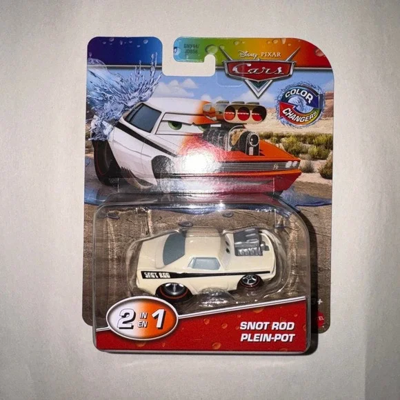 Disney Pixar‎ Cars Color Changers Snot Rod Orange White Mattel GNY94 JDB56