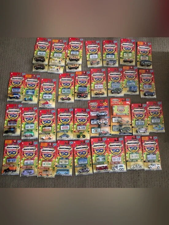 Matchbox 50th Anniversary Assorted Matchbox Toy Cars Lot Of 40