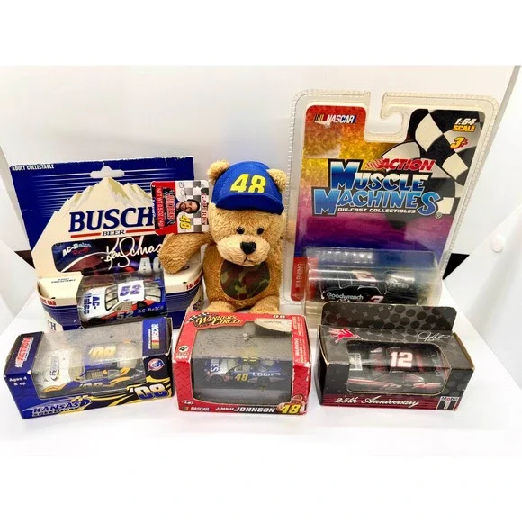NASCAR Diecast Car Lot Jimmie Johnson Dale‎ Earnhardt 1:64 1:87 Scale Plus Plush