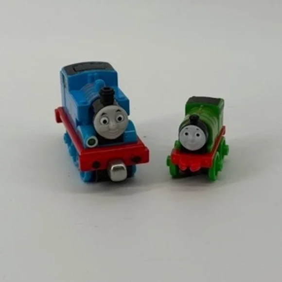 Thomas & Friends Thomas Take Along Talking and Percy Mini Train Engine  Mattel