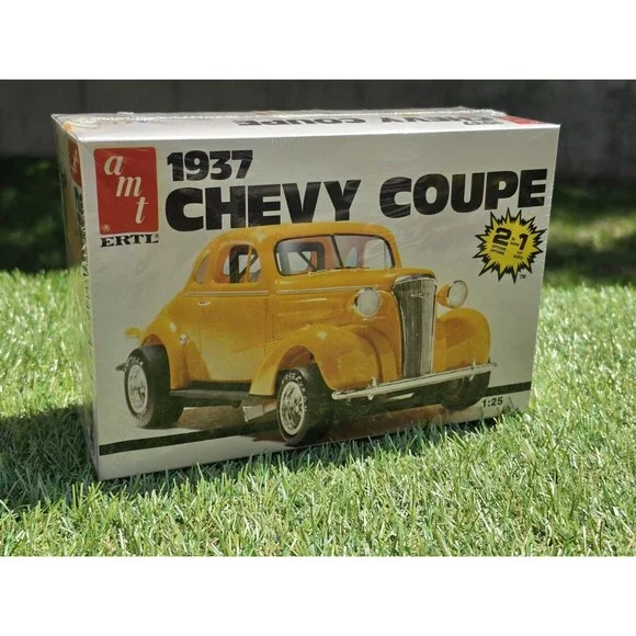 AMT ERTL 1937 Chevy Coupe 2 in 1 Model Kit#6579 1:25 New Sealed From Sealed Case