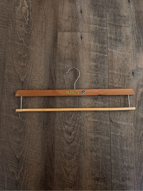 Peanuts NFL wooden hanger