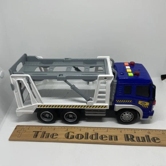TRC Friction Powered‎ Car Transporter Truck Toy with Lights and Sounds Carriers