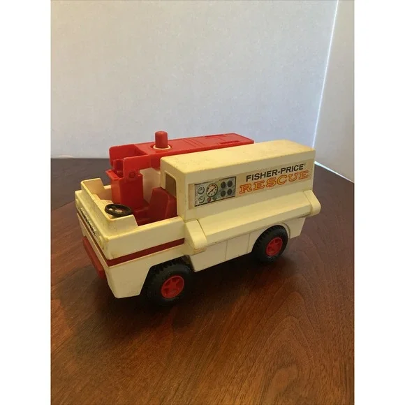 Fisher‎ Price Vintage 1974 Adventure People #303 Fire Rescue Truck
