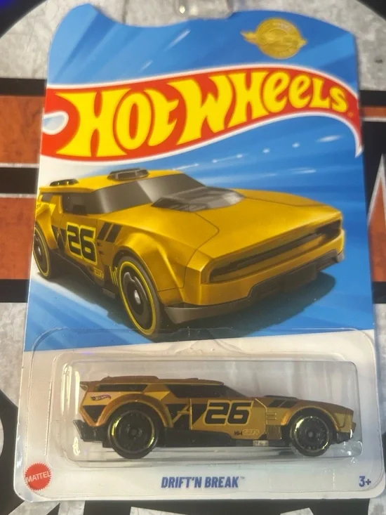 Hot Wheels Drift'n Break Die-Cast Toy Car - Gold