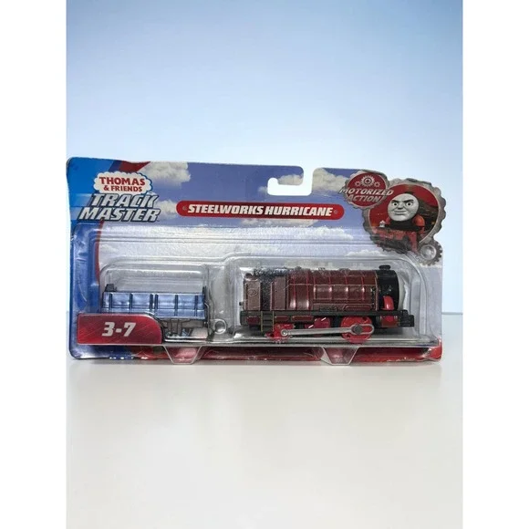 Thomas & Friends TrackMaster Steelworks Hurricane Motorized Engine Damaged Box