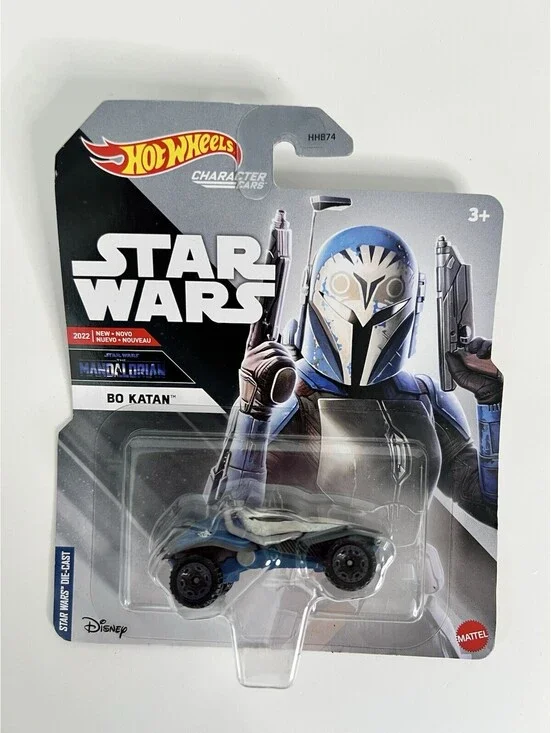 NEW Mattel HDL46 Hot Wheels Star Wars BO KATAN DieCast 1:64 Character Car