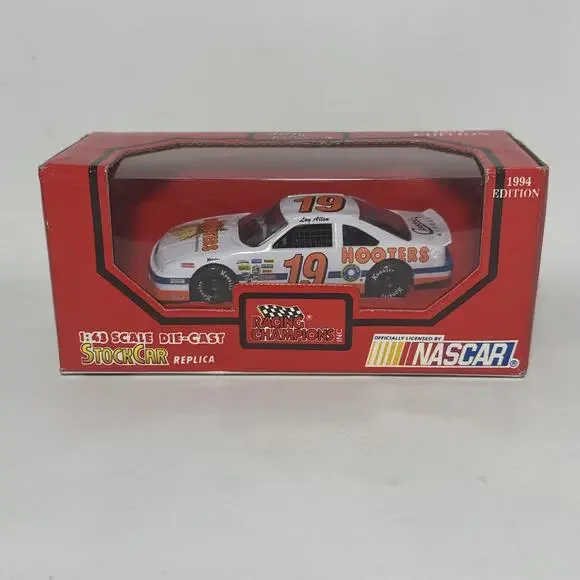 1994 Racing Editions 1/43 Diecast #19 Loy Allen Hooters Ford Thunderbird NIB LE