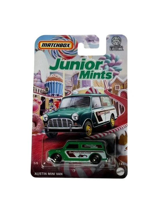 Matchbox Austin Mini Van Junior Mints Candy Series 5/6 2025 New Card