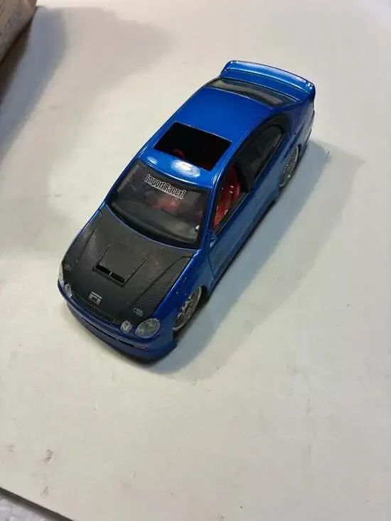 JADA IMPORT RACER LEXUS IS 300 IS300 1:24 WHITE WITH SPOILER