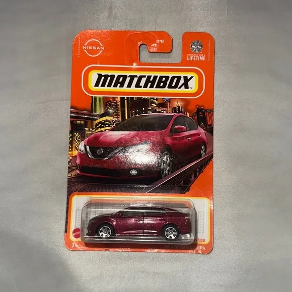 Matchbox 2016 Nissan Sentra Red 9/100 MBX Road Trip Diecast Car 1:64 Scale New