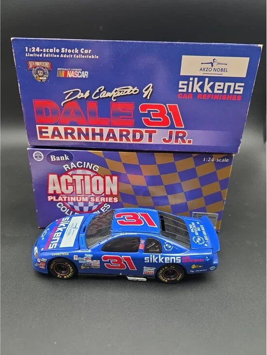 Action #31 Dale Earnhardt Jr Sikkens Car Refinishes 1998 Diecast Car Bank