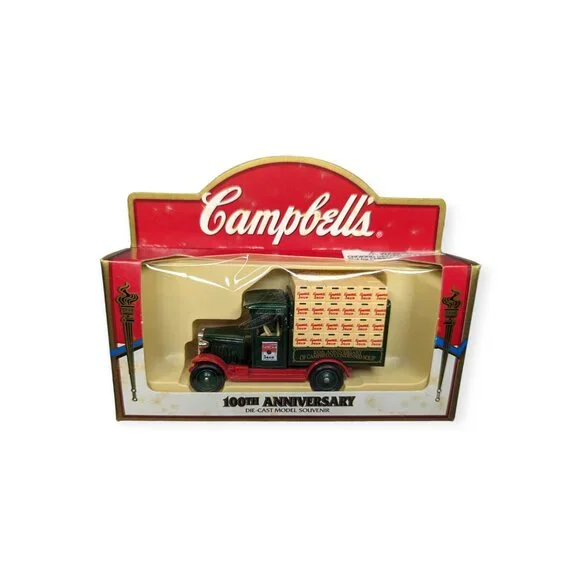Vintage Lledo Campbell's Soup Delivery Die Cast 100th Anniversary Truck