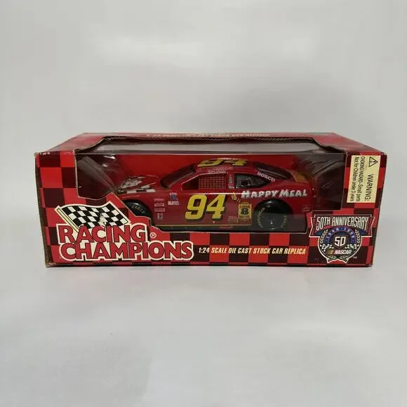 NIB Racing Champions #94 Bill Elliott NASCAR 50th Anniversary 1:24 Scale Diecast