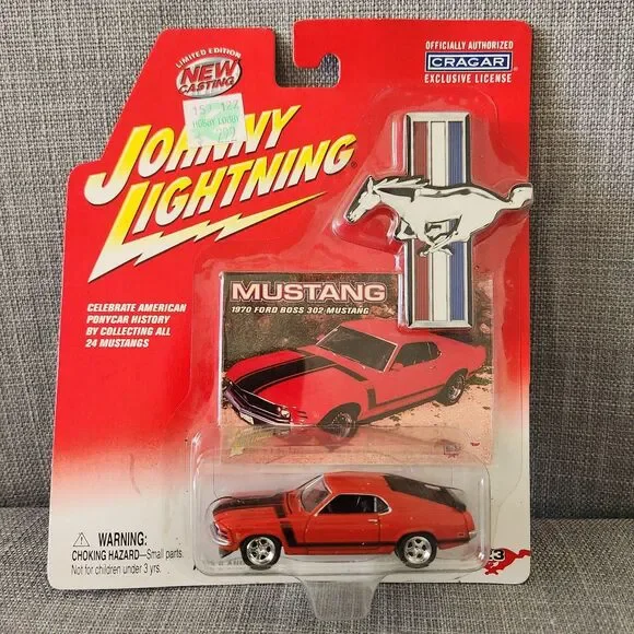 NIP Johnny Lightning Limited Edition 1970 Ford Boss 302 Mustang 1:64 Diecast Car