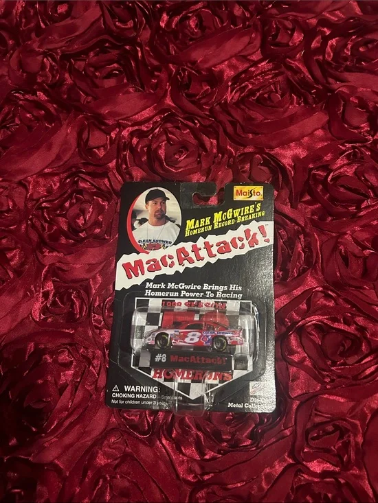 MacAttack! Red #8 Die-Cast Toy Race Car by Maisto