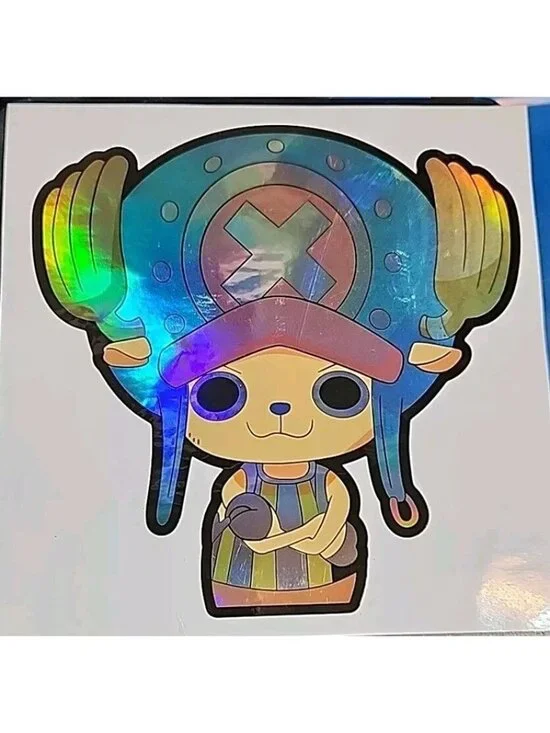 One Piece Chopper Holographic Anime Motion Car Sticker Decal Peeker