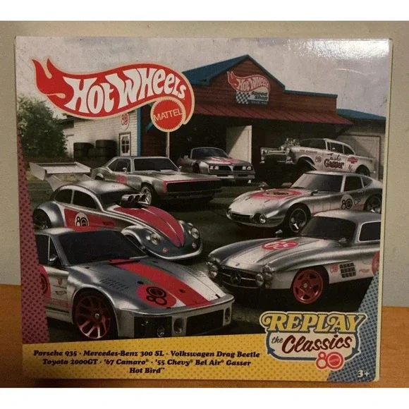 Hot‎ Wheels Mattel 80th Anniversary Replay the Classics Zamac 7-Pack/55 Gasser
